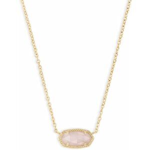 Elisa Pendant Necklace for Women, Fashion Jewelry, 14k Gold-Plated